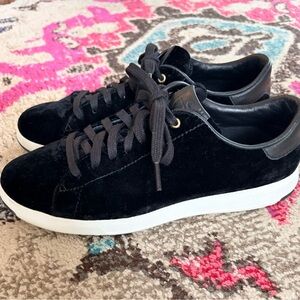 Cole Haan Black Velvet Women's Sneakers